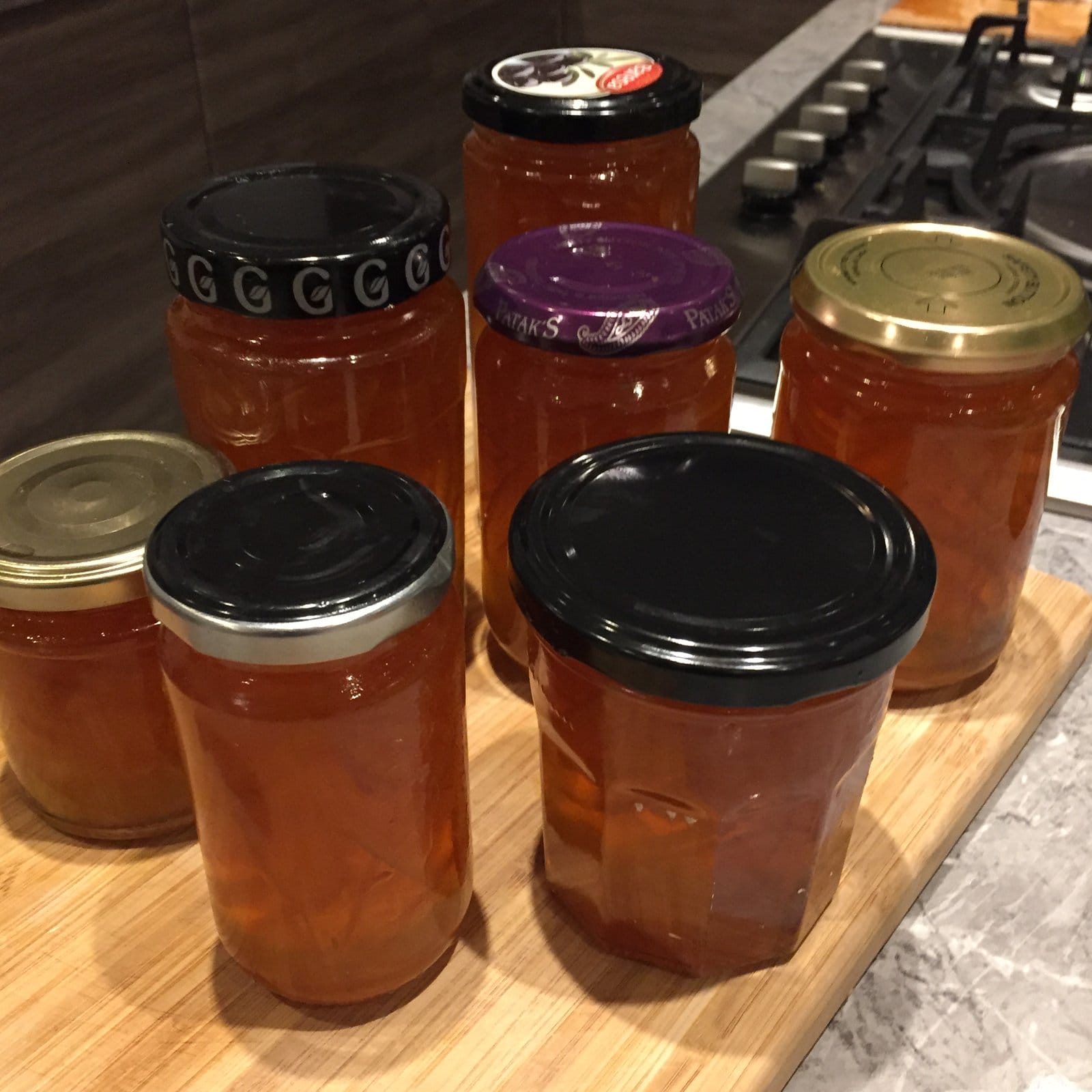 A motley collection of jars
