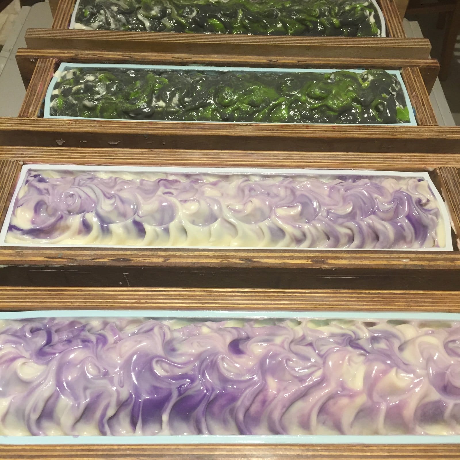 Clarity & Lavender in the Mould
