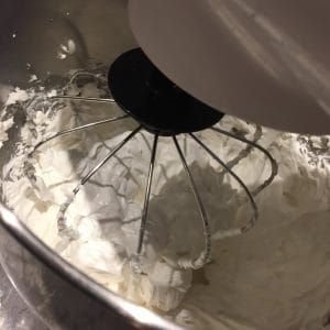 Whipping the oils and butters