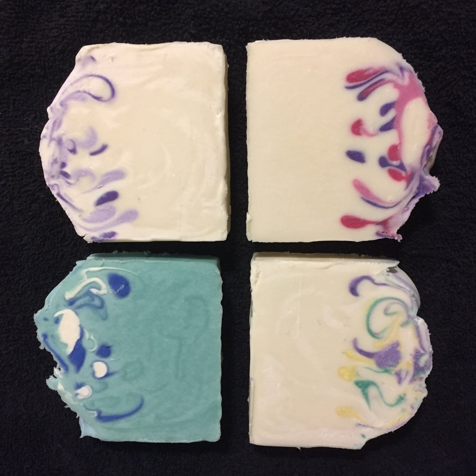 Freshly cut soap