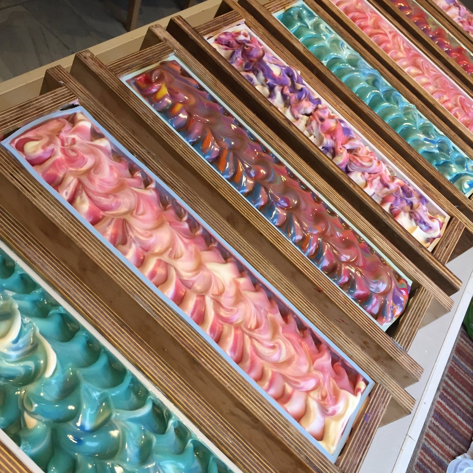 Four Double Batches of Soap