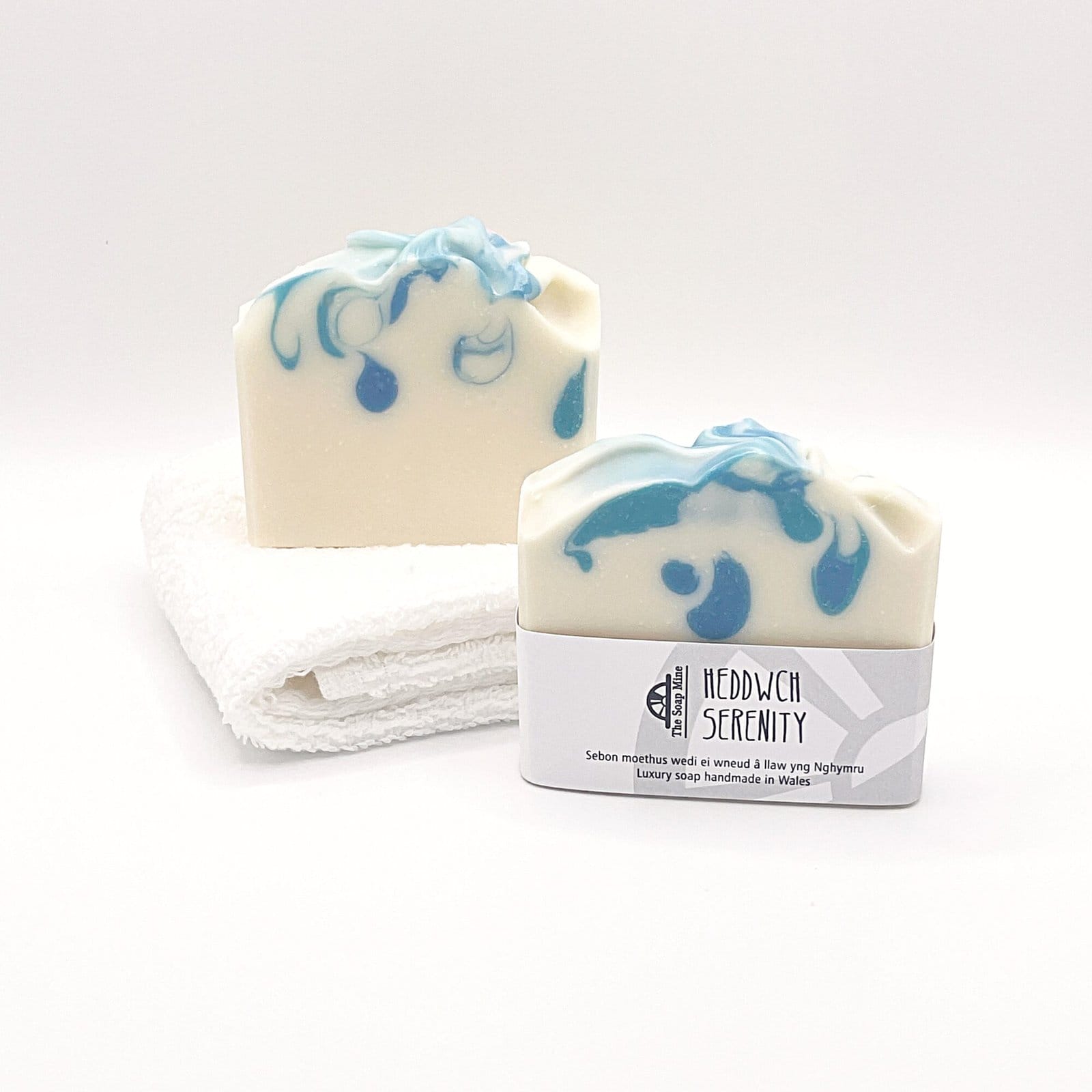 Two bars of Serenity Handmade Soap