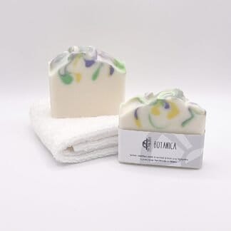 Two bars of Botanica Handmade Soap