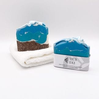 Traeth (Beach) Handmade Soap (with scrubby layer)