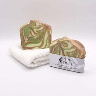 2 bars of Pineapple Handmade Soap