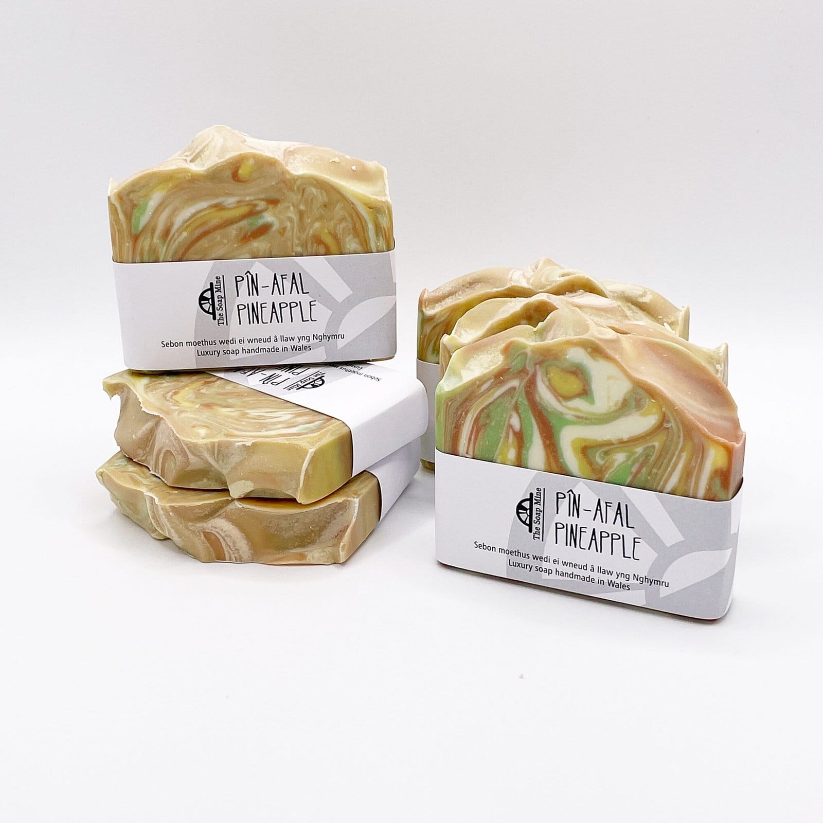 6 bars of Pineapple Handmade Soap