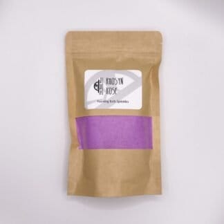 Rose Bath Sprinkles in a resealable bag