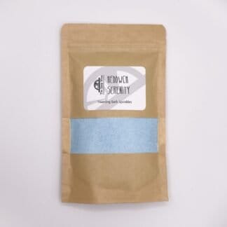 Serenity Bath Sprinkles in a resealable bag