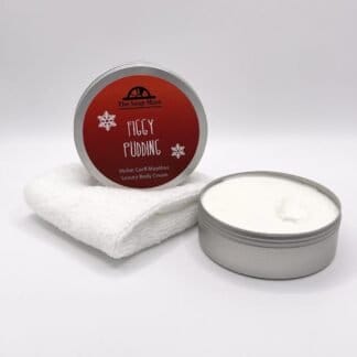 Two tins of Figgy Pudding Body Cream