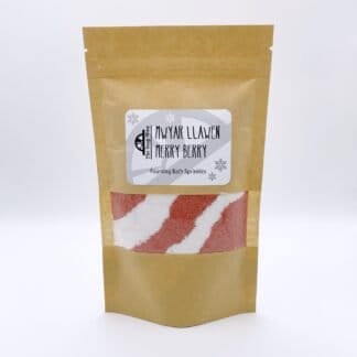 One pack of Merry Berry Foaming Bath Sprinkles