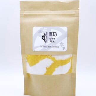 One pack of Bucks Fizz Foaming Bath Sprinkles