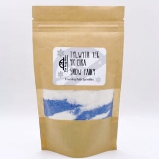 One Pack of white and Blue Snow Fairy Bath Sprinkles